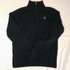 American Eagle Outfitters Navy Zip Up Sweater